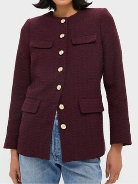 POMANDER PLACE NWT Winetasting Jennings Jacket in winetasting size XS